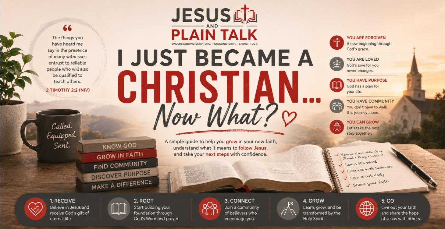 I Just Became a Christian...Now What?