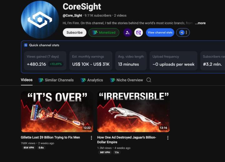 🔥 Faceless YouTube Case Study: Brand Stories That Print Money