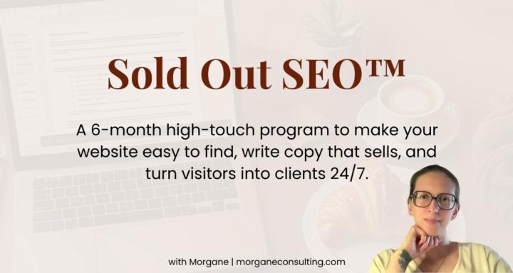 Sold Out SEO Academy
