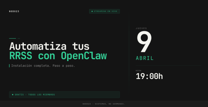 ¿Quién se apunta el próximo jueves 9?