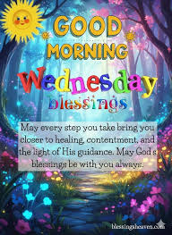 WEDNESDAY BLESSINGS AND PRAYERS