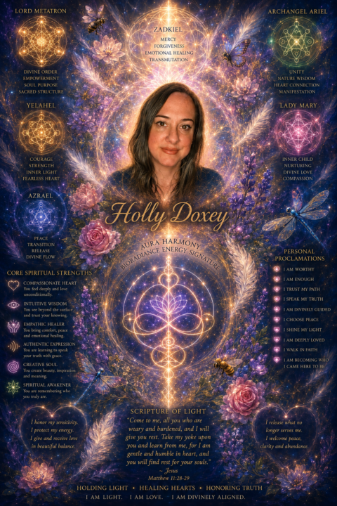 Celebrating Holly Doxey!  Our Beautiful Spiritually Gifted Teacher!