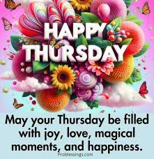 THURSDAY BLESSINGS AND PRAYERS