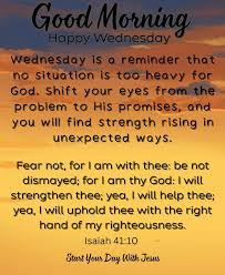 WEDNESDAY BLESSINGS AND PRAYERS