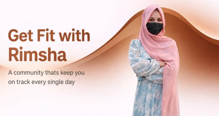 Get fit with Rimsha