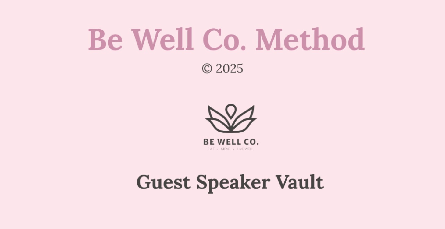 BONUS: Guest Educational Speakers