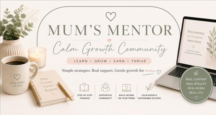 Calm growth community for mums