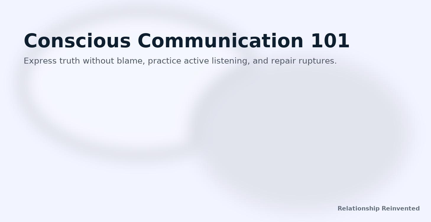 Conscious Communication 101
