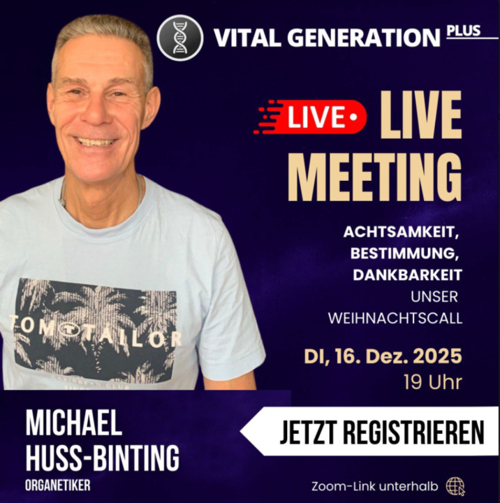 LIVECALL 16.12.2025 mit Michael: Achtsamkeit, Bestimmung, Dankbarkeit