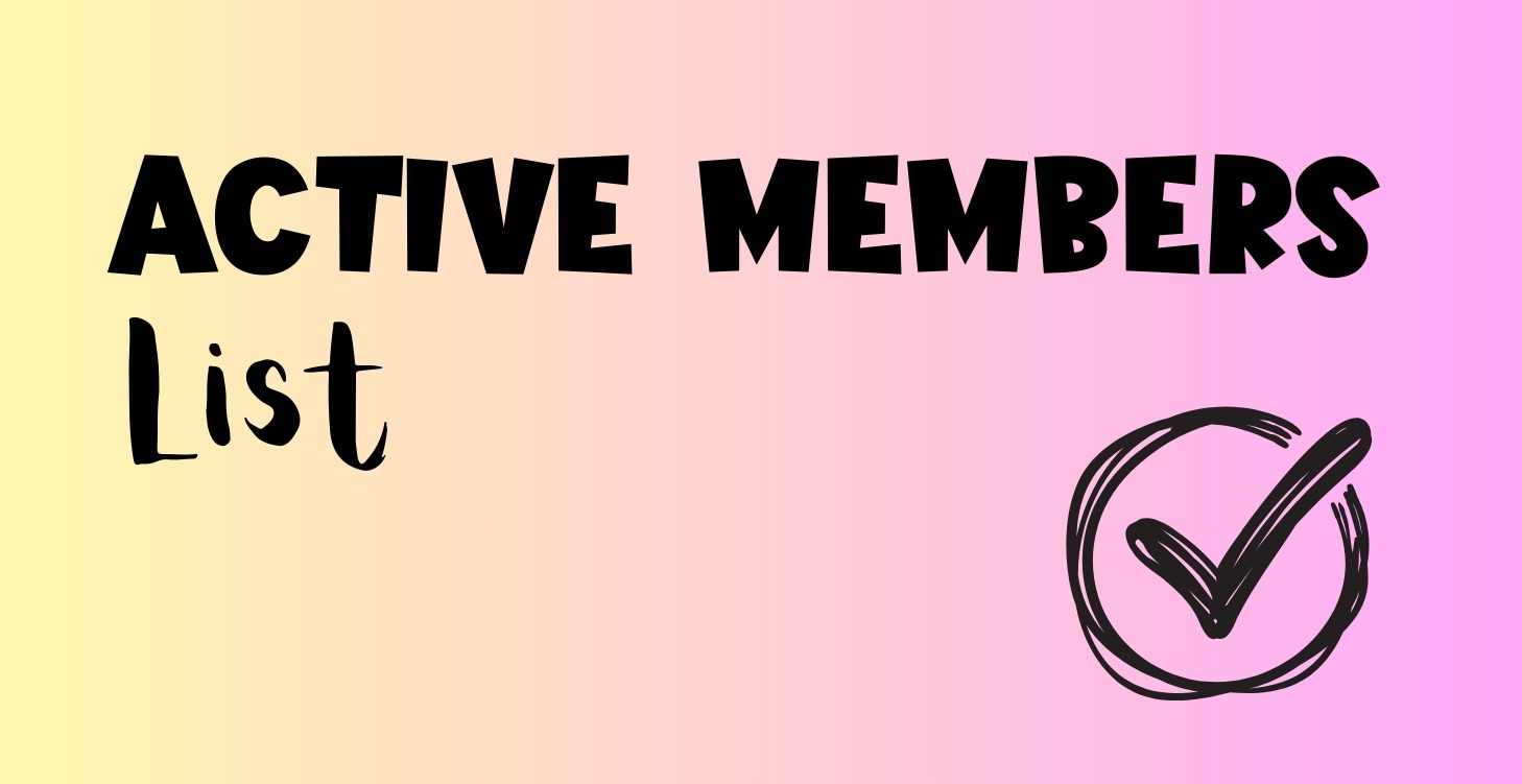 Active members list