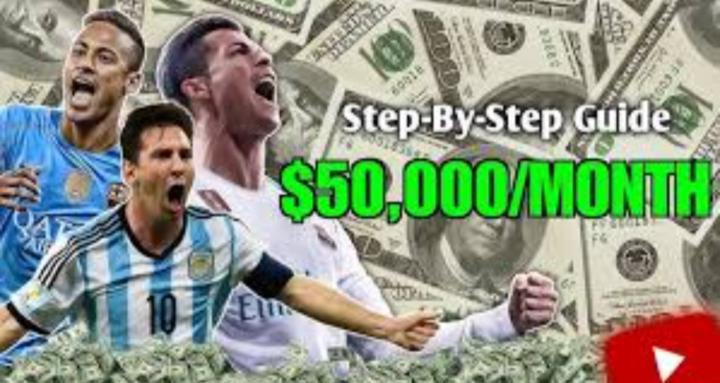 $50,000 per month from YouTube