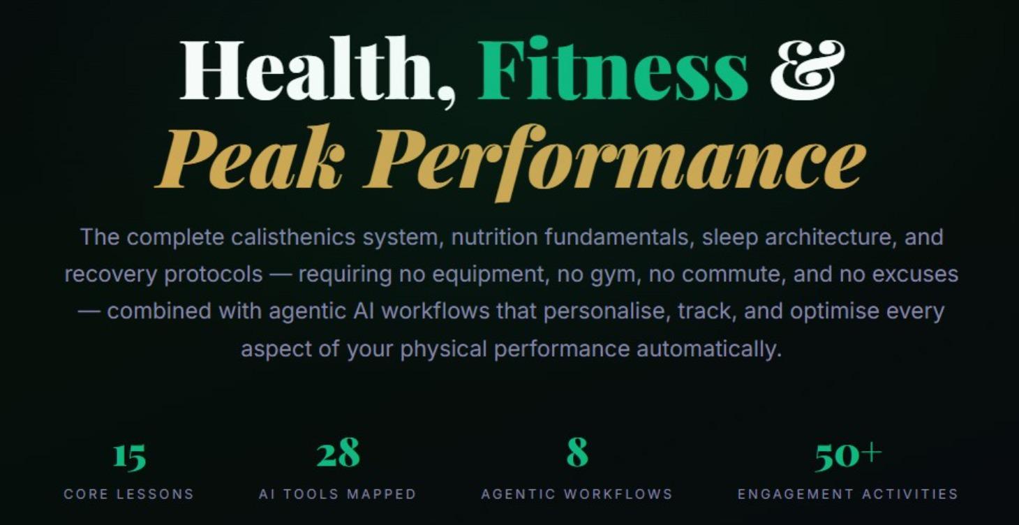Health, Fitness & Peak Performance