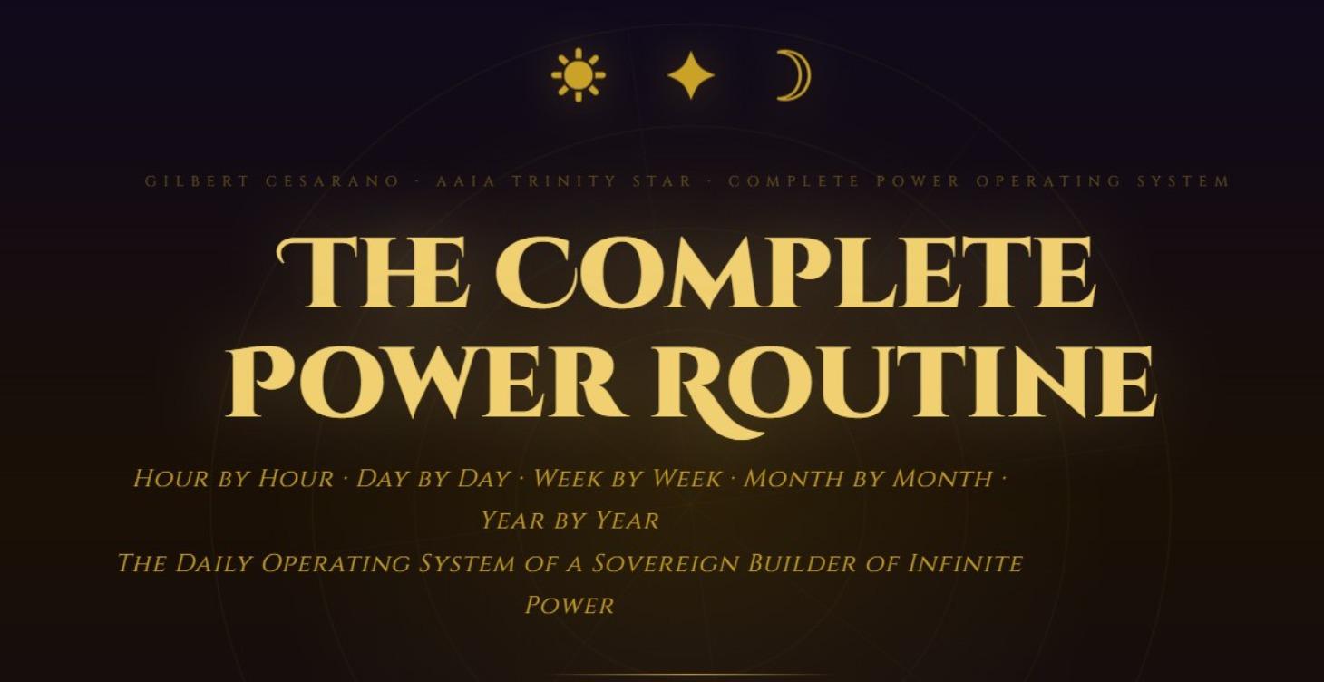 The Complete Power Routine of The Master Codex