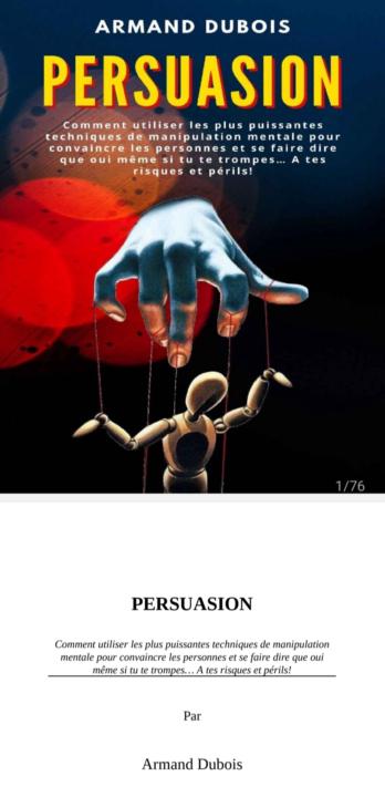 Devenir...Livre offert L'art de la persuasion...