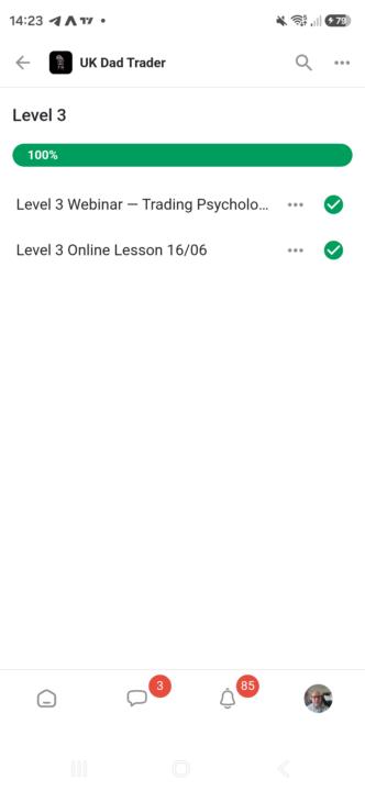 Level 3 Lesson online