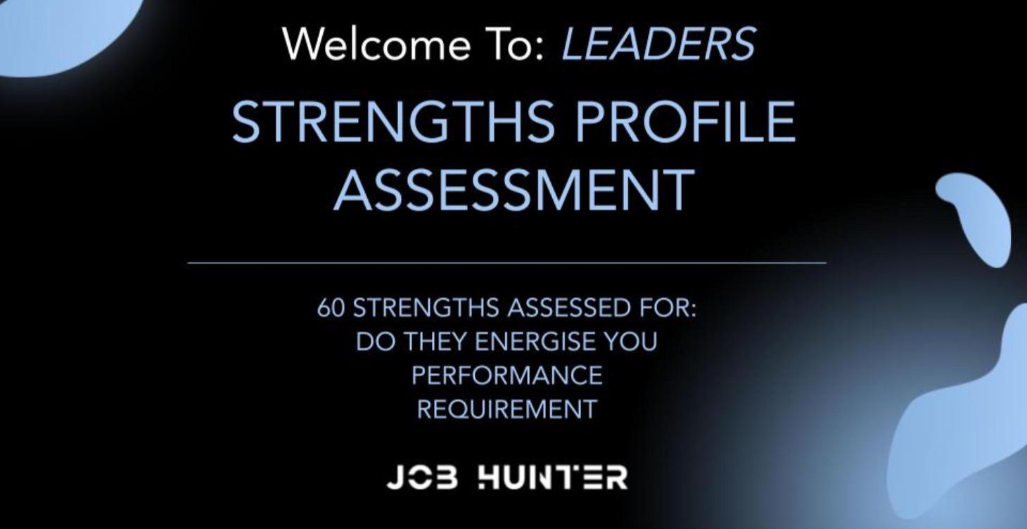Leaders Strengths Profile Assessment & Debrief