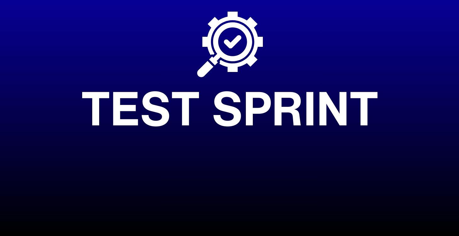 8 Week Test Sprint