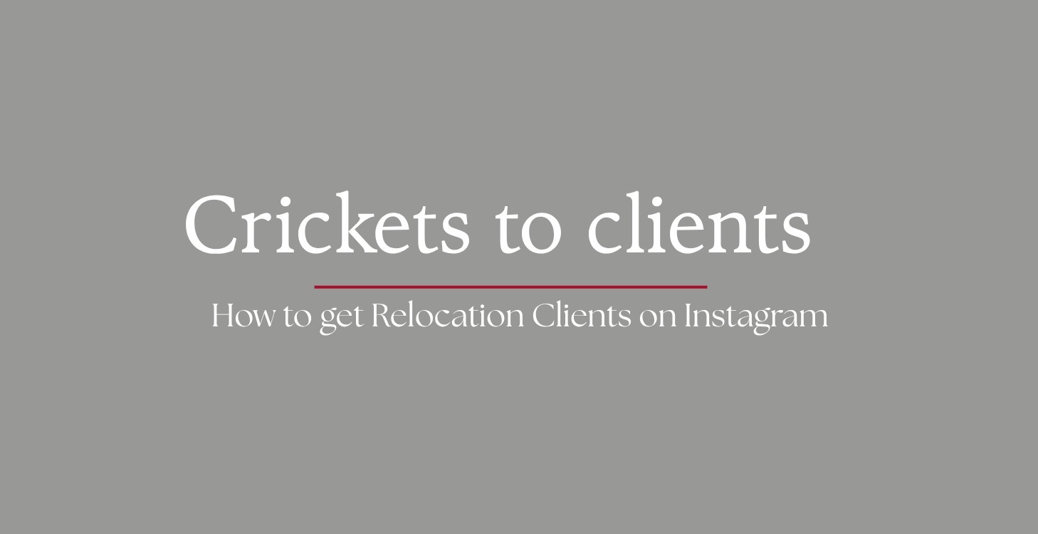 Crickets to Clients