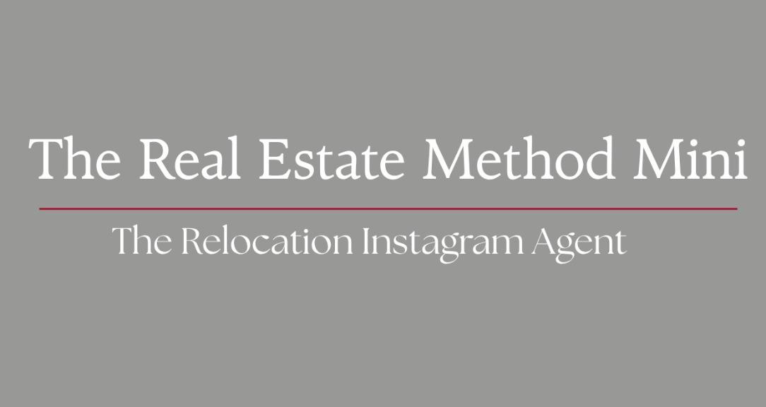 The Real Estate Method