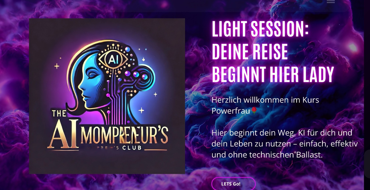 Light Session - Deine Reise beginnt hier Lady