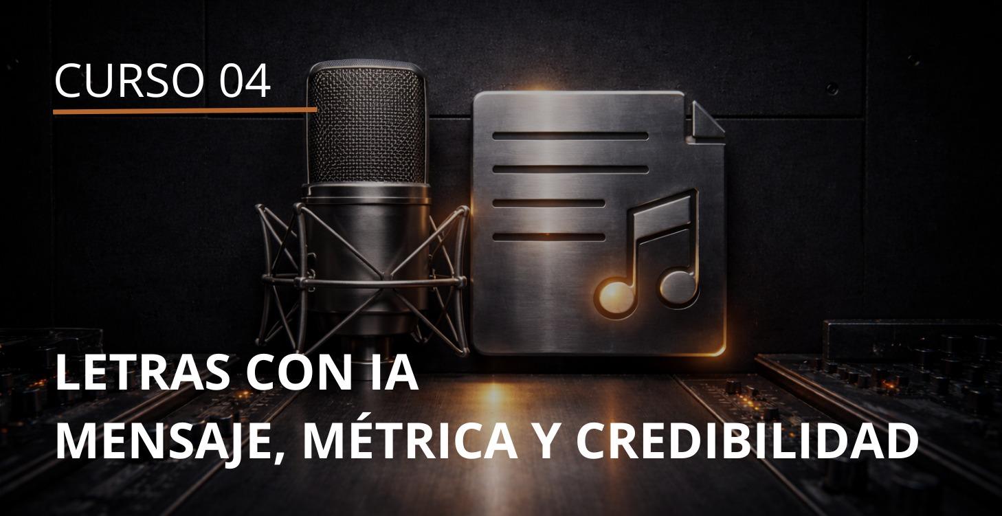 Letras con IA Mensaje, Métrica y Credibilidad