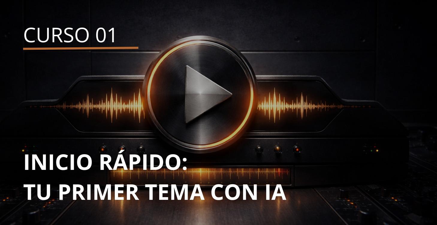 Inicio Rápido Tu Primer Tema con IA