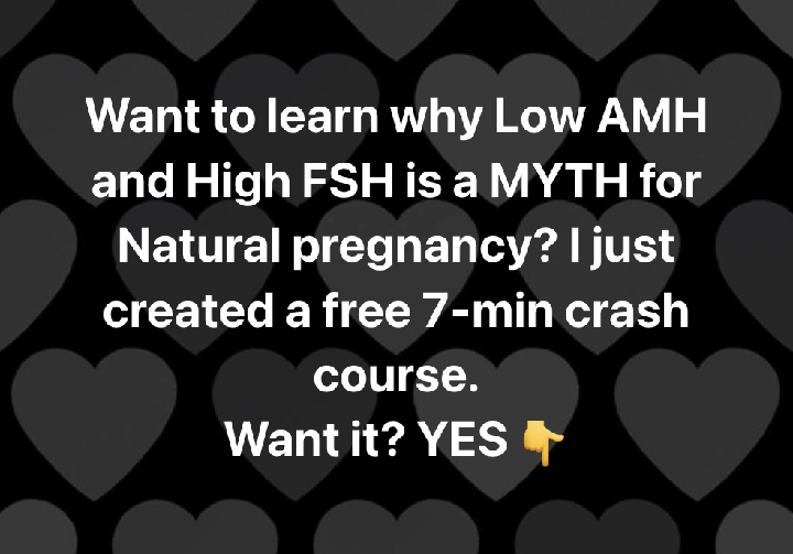 Want to learn why Low AMH and High FSH is a MYTH?