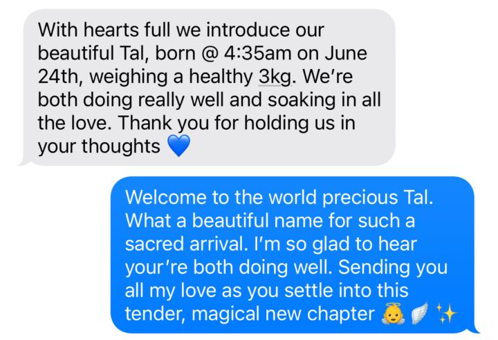 On this New Moon I received the most beautiful message…