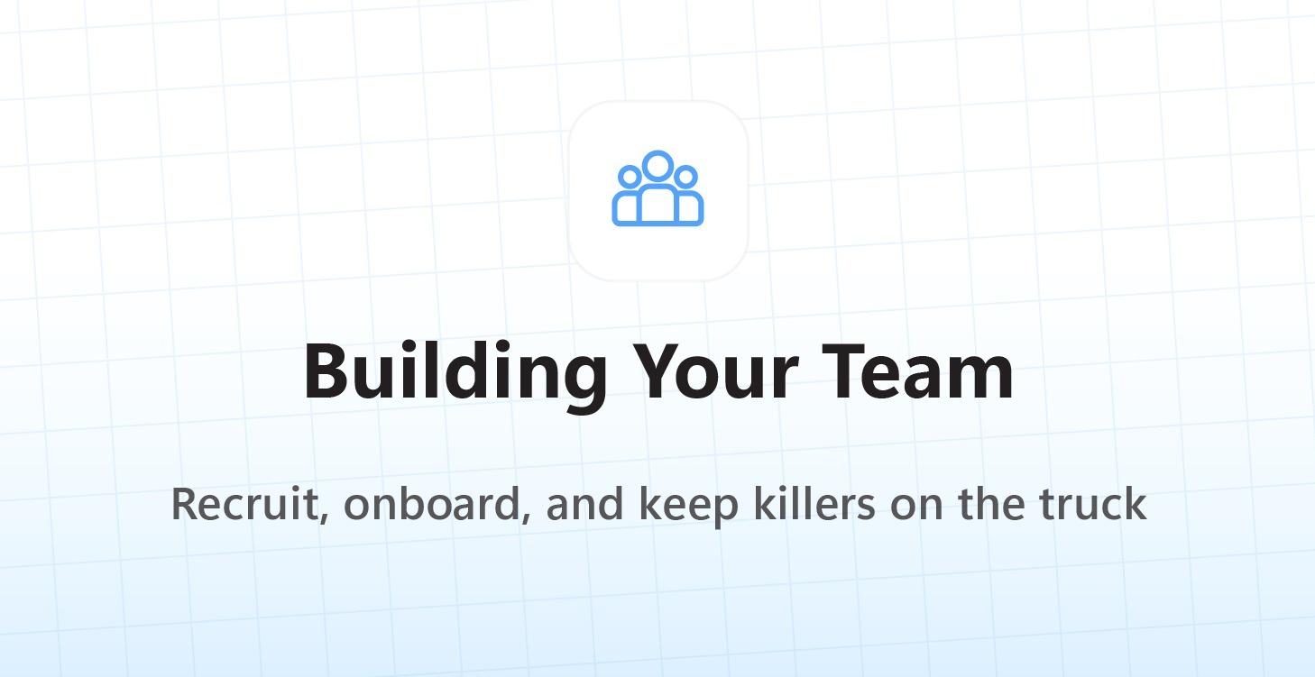 Building Your Team