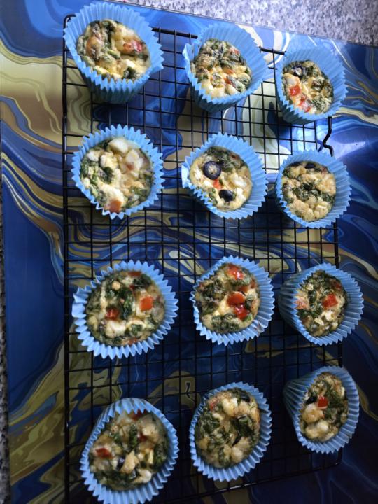 Muffin tin omelette 
