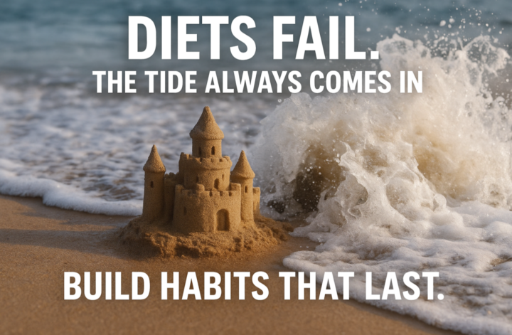 If you’re still chasing diets, you’re building sandcastles at high tide.