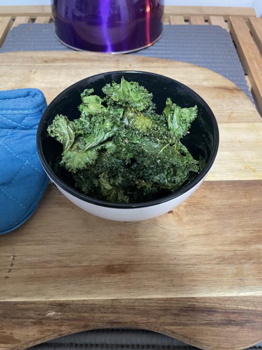 Kale chips…. Oh how I have missed you