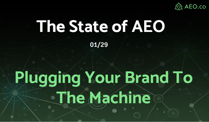 AEO Weekly Call - 1/29