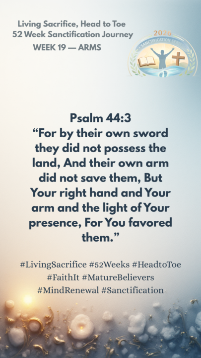 Week 19 Day 5- ARMS (Strength, covering and protection)
