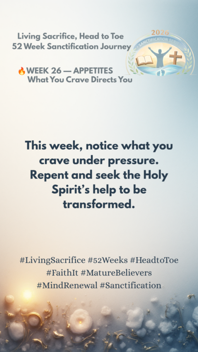 🔥WEEK 25- APPETITES 