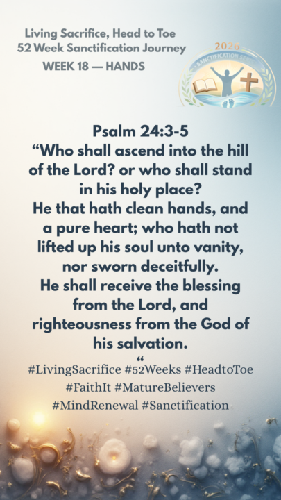 Week 18 Day 6- The HANDS (Service)