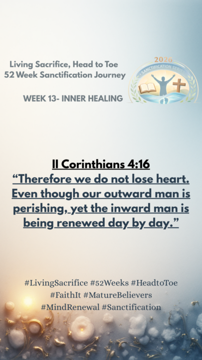 Week 13 Day 5- Inner Healing