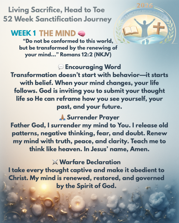 Week 1-The Mind -Romans 12:1