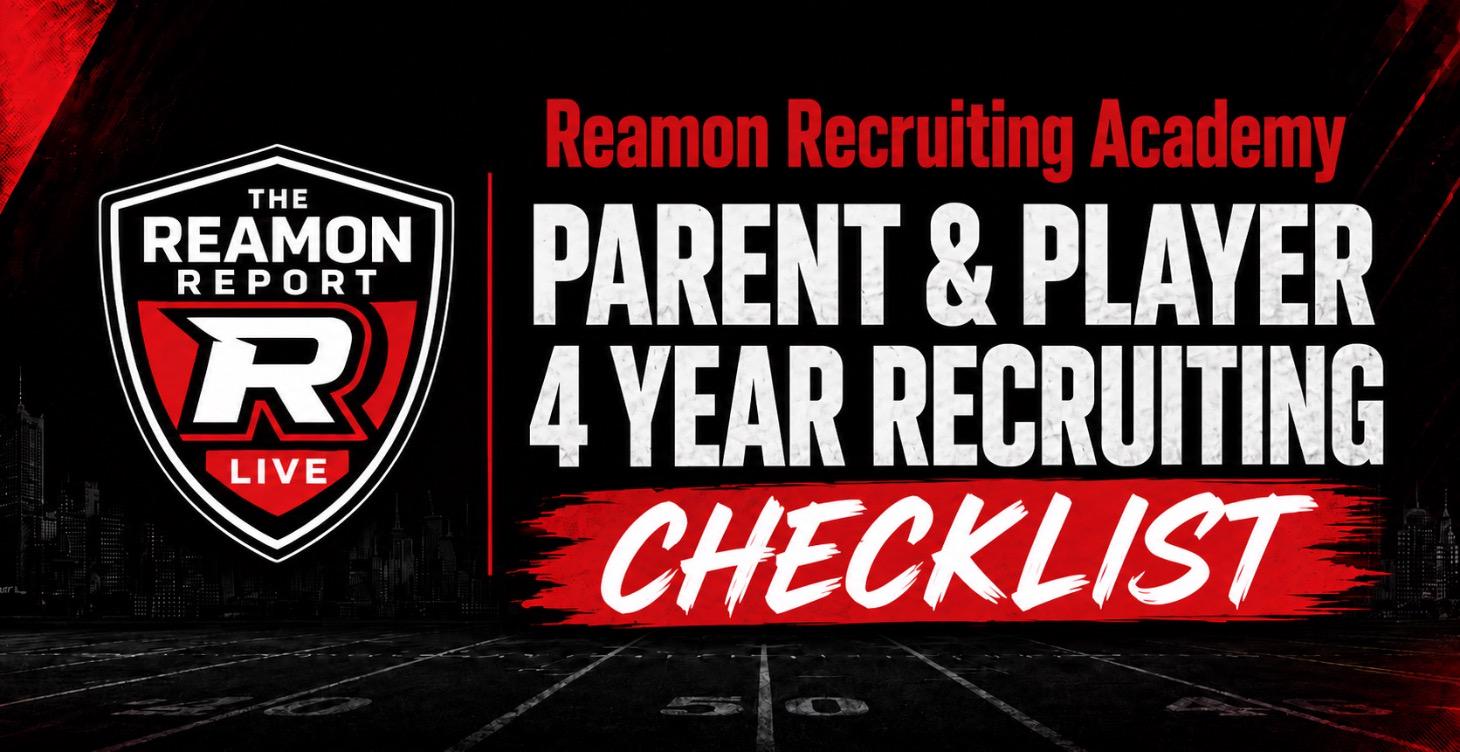 Parent & Player 4 Year Recruiting Checklist