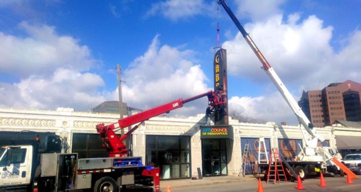 Custom Sign Installation