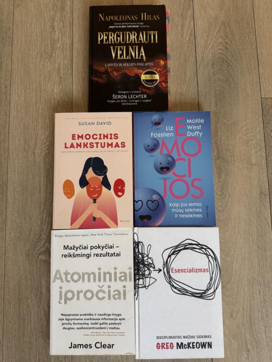 Kokias knygas iš saviugdos temos rekomenduotumėte kitiems?