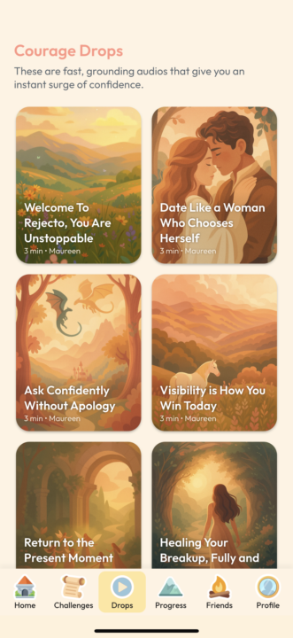 Audio Courage Drops Coming TMR!!😆💖🎧