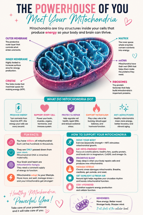Your Mitochondria: The Tiny Powerhouses That Keep You Alive