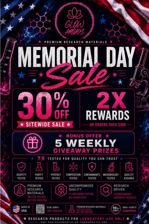 Glow Aminos  SAVE 40% EARLY Memorial Day Sale