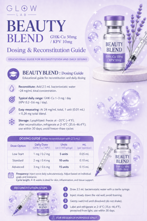Beauty Blend Is Here: GHK-Cu + KPV for Skin, Inflammation & Repair ✨