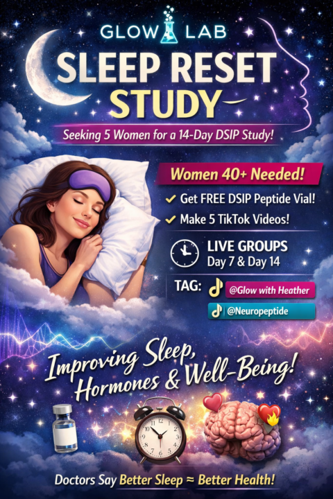 🌙✨ GLOW LAB SLEEP RESET STUDY by NURA PEPTIDE ✨🌙