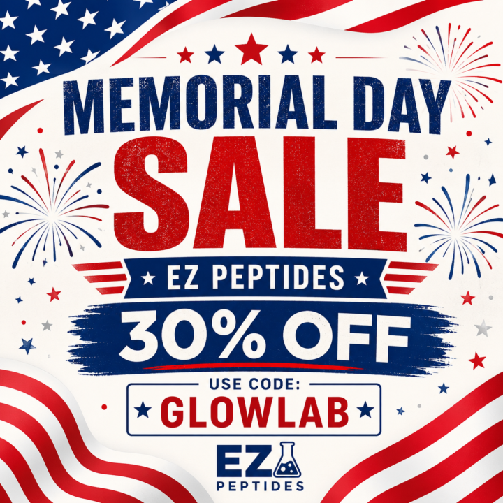 SATURDAY TO MONDAY  EZ Peptides 30% OFF SALE   