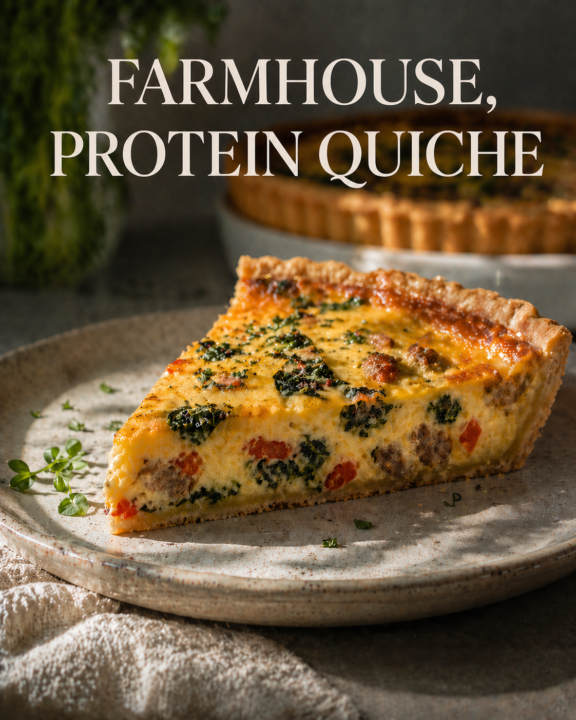 Farmhouse Protein Quiche