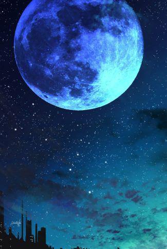 Spiritual Meaning of the Blue Moon.