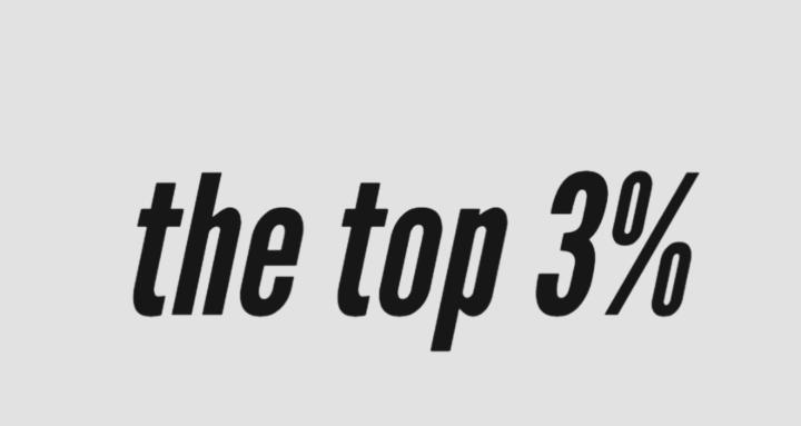 The Top 3%
